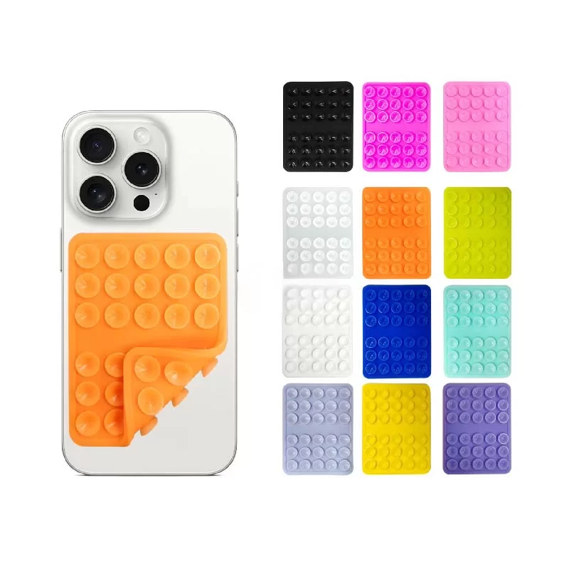 Double Sided Silicone Suction Cup Adhesive Phone Case