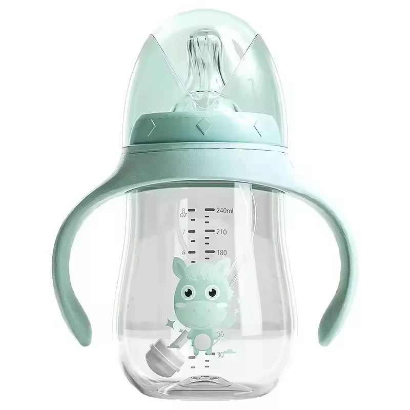 OEM Learning Mug Child Mug 300ML PP Baby Bottle