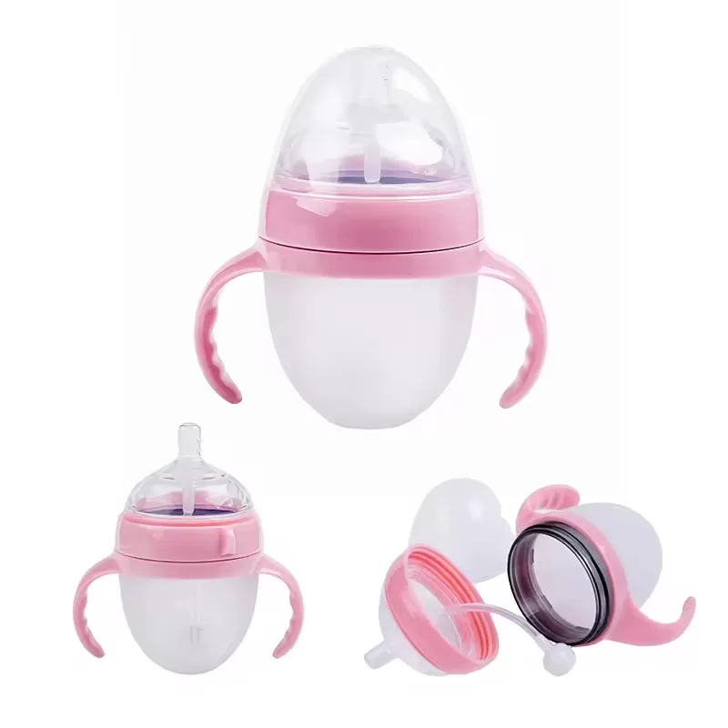 5 Oz 150ml Portable Silicone Anti Colic Feeding Bottle