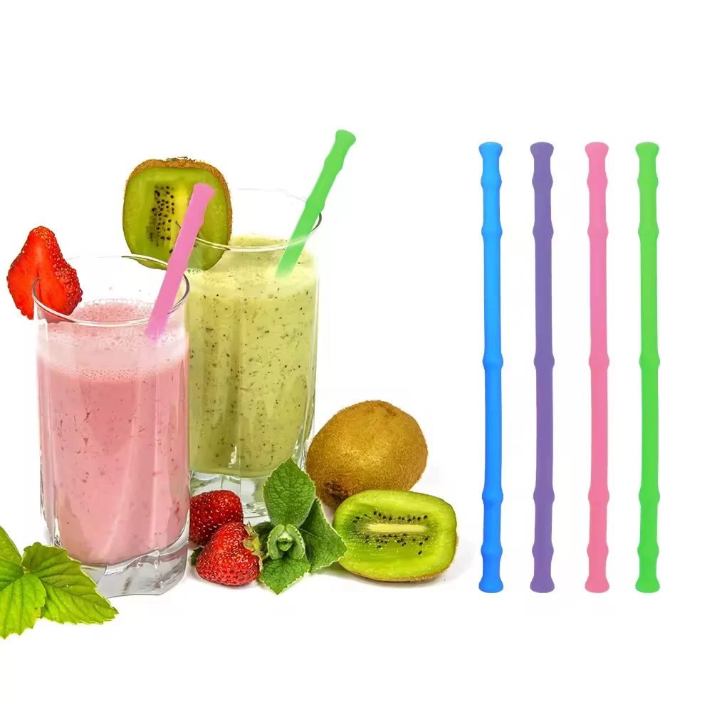 Wholesale Reusable Food-Grade Silicone Straw