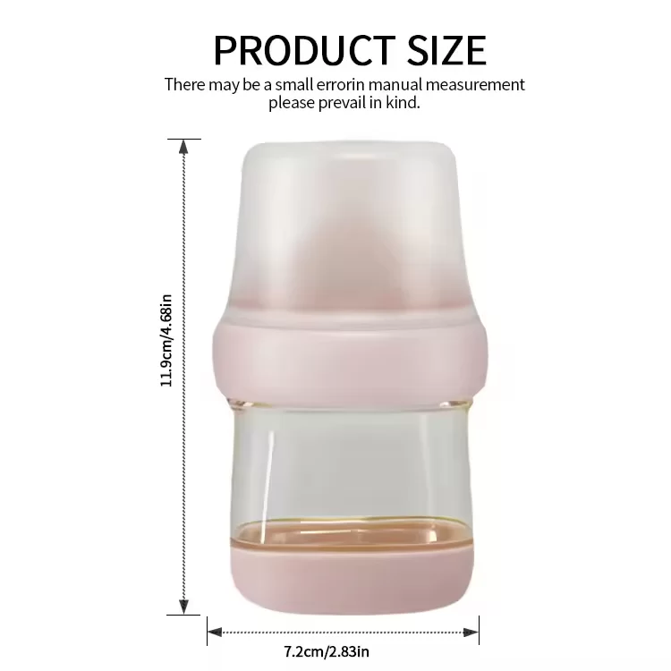 New Born Baby Products Set Accessories Pink PPSU Anti-Colic Bottle 60 Caliber