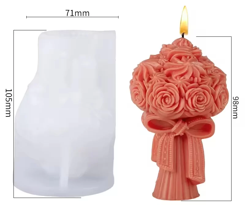 Valentine’s Day Resin Candle Mold