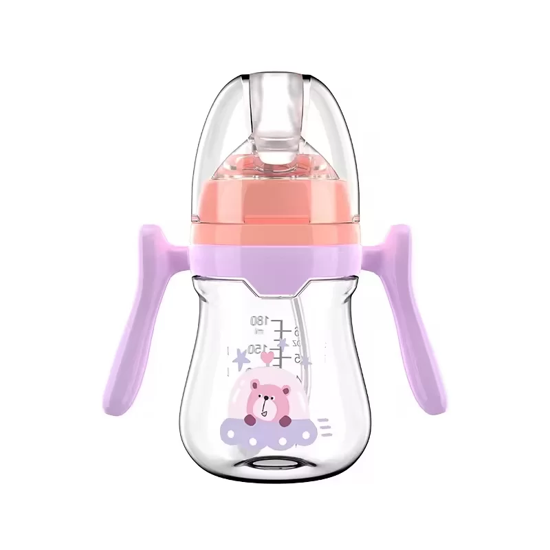 Custom Logo 6oz 180ml Anti-Colic Baby Feeding Bottle